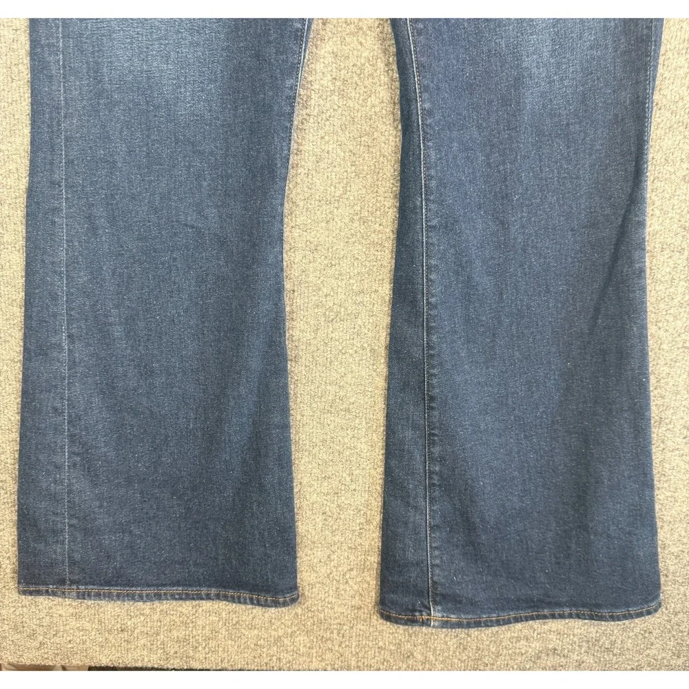 Ann‎ Taylor Loft Made and Loved Jeans Womens 32/14 Blue Slim Flare Jeans NEW